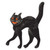 Club Pack of 12 Jointed Black Scratch Cat Halloween Decorations 20.5" - IMAGE 1