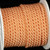 Peach Orange Braided Cording Wired Craft Ribbon 0.25" x 27 Yards - IMAGE 1