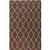 2' x 3' Forest Life Ivory and Brown Hand Woven Rectangular Wool Area Throw Rug - IMAGE 1