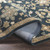 6' x 9' Classical Denim Blue and Brown Hand Tufted Oval Wool Area Throw Rug - IMAGE 3