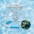 24" Blue and White Classic Pro Water or Swimming Pool Basketball - IMAGE 4