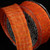 Orange Checkered Wire Edged Craft Ribbon 1.5" x 27 Yards - IMAGE 1