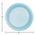 Disposable Round Dinner Party Plates - 10" - Pastel Blue - Club Pack of 240 - IMAGE 2