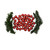 Petite Shiny Finish Glass Christmas Ball Ornaments - 1.25" (30mm) - Red - 40ct - IMAGE 2