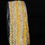 Yellow and Beige Chevron Wired Craft Ribbon 1.5" x 40 Yards - IMAGE 1