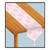 Its a Girl Printed Table Runner - 72" - White and Pink - Pack of 12 - IMAGE 1