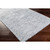 2.5' x 10' Diamond Fields Stone Gray, Slate Blue and Creamy White Area Throw Rug Runner