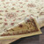 5.25' x 7.5' Floral Beige and Brown Shed-Free Rectangular Area Throw Rug - IMAGE 4