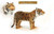 Handcrafted Plush Standing Tiger Stuffed Animal Figures - 30" - IMAGE 1