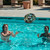 20" Aqua Blue and Green Fun Monster Disc Swimming Pool Toy - IMAGE 3