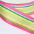 Pink, Green and Blue Striped Grosgrain Woven Craft Ribbon 2" x 55 Yards - IMAGE 2