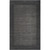 9' x 13' Jet Black and Anchor Gray Hand Loomed Rectangular Area Throw Rug - IMAGE 1