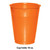 Disposable Drinking Party Tumbler Cups - 16oz. - Sunkissed Orange - Club Pack of 240 - IMAGE 2