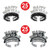 Happy New Year Roaring 20's Party Favor Kit - Black and White - Pack of 200 - IMAGE 3