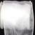 White Solid Edge Wired Craft Ribbon 6" x 20 Yards - IMAGE 1