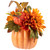 Sunflower and Gourds in Pumpkin Fall Harvest Pumpkin Flower Arrangement - 14.75" - IMAGE 4