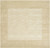 8' x 8' Beige and Ivory Hand Loomed Square Area Throw Rug - IMAGE 1