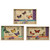 Butterfly Post Card Rectangular Serving Trays - 19" - Set of 3 - IMAGE 2