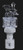 6.5" Icy Crystal LED Lighted Baby Block with Train Night Light - IMAGE 2