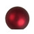 40ct Henna Red Glass Matte Christmas Ball Ornaments 1.25" (30mm) - IMAGE 2