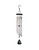 44" Silver Signature Sonnets Lord's Prayer Outdoor Patio Garden Wind Chime - IMAGE 2