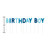 132 Blue and White "BIRTHDAY BOY" Party Candles 2" - IMAGE 2