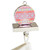 6.5" Coral Red and Yellow LED Lighted Flashing Ornament Christmas Stocking Holder - IMAGE 2