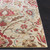 10' x 13' Floral Red and Beige Shed-Free Rectangular Area Throw Rug - IMAGE 5