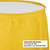Pack of 6 School Bus Yellow Pleated Disposable Plastic Picnic Party Table Skirts 14' - IMAGE 2