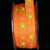 Orange and Green Frog Wired Craft Ribbon 0.5" x 54 Yards - IMAGE 1