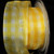 Mango Yellow and White Plaid Wired Craft Ribbon 1" x 22 Yards - IMAGE 1