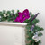 6' x 10" Poinsettia and Pine Cone Artificial Christmas Garland - Unlit - IMAGE 2