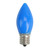 Opaque C9 LED Christmas Replacement Bulbs - Blue - Pack of 4 - IMAGE 2
