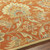 8' Cornelian Terracotta Red and Brown Hand Tufted Floral Round Wool Area Throw Rug - IMAGE 5