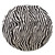 Club Pack of 18 Black and White Zebra Print Paper Lantern Hanging Party Decors 9.5" - IMAGE 1