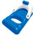 62" Inflatable Blue and White Classic Swimming Pool Lounger With Holders - IMAGE 4