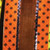 Orange and Black Polka Dots Wired Craft Ribbon 1.5" x 40 Yards - IMAGE 1