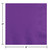 3-Ply Solid Disposable Party Beverage Napkins - 5" - Amethyst Purple - Club Pack of 500 - IMAGE 2
