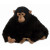 Set of 2 Lifelike Handcrafted Extra Soft Plush Adult Chimp Monkey Stuffed Animals 18" - IMAGE 1