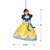Pretty as a Princess Glittered Christmas Ornament - 4" - Blue and Yellow - IMAGE 5