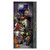 Club Pack of 12 Black and Green Witch Halloween Restroom Door Covers 5' - IMAGE 1