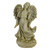 Angel with Bird and Bouquet Outdoor Garden Statue - 17.5" - IMAGE 2