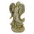 17.5" Ivory Angel with Bird and Bouquet Outdoor Patio Garden Statue - IMAGE 2
