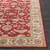 2' x 4' Maroon and Brown Contemporary Hand Tufted Floral Hearth Wool Area Throw Rug - IMAGE 4