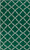2' x 3' Green and White Hand-Woven Wool Area Throw Rug - IMAGE 1