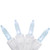 LED Mini Dripping Christmas Lights - Pure White - 10' White Wire - 60ct - IMAGE 1