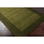 12' x 15' Solid Olive Green Hand Loomed Rectangular Wool Area Throw Rug