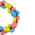 Easter Egg Mini Spring Wreath - 10" - Blue/Yellow/Pink - IMAGE 4