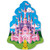 Club Pack of 12 Pink and Purple Fairytale Princess Castle Birthday Party Wall Decors 16.5" - IMAGE 1