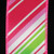 Pink and Green Candy Stick Striped Wired Craft Ribbon 1.5" x 40 Yards - IMAGE 1